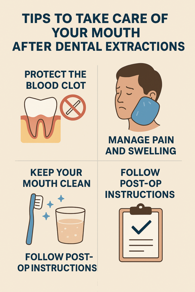 Care Of Your Mouth After Tooth Extractions